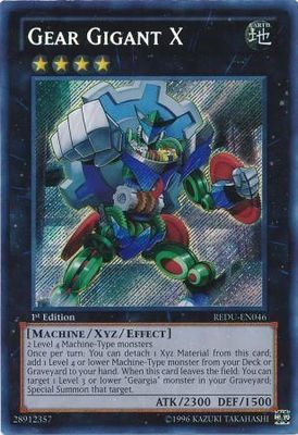 Gear Gigant X - REDU-EN046 - Secret Rare 1st Edition Return of the Duelist 1st Edition Singles