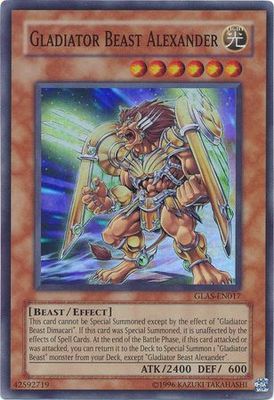 Gladiator Beast Alexander - GLAS-EN017 - Super Rare Unlimited Gladiator&#39;s Assault [GLAS] Unlimited Singles