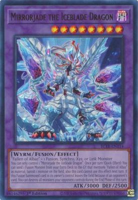 Mirrorjade the Iceblade Dragon - BLTR-EN114 - Ultra Rare 1st Edition Battles of Legend: Terminal Revenge 1st Edition Singles
