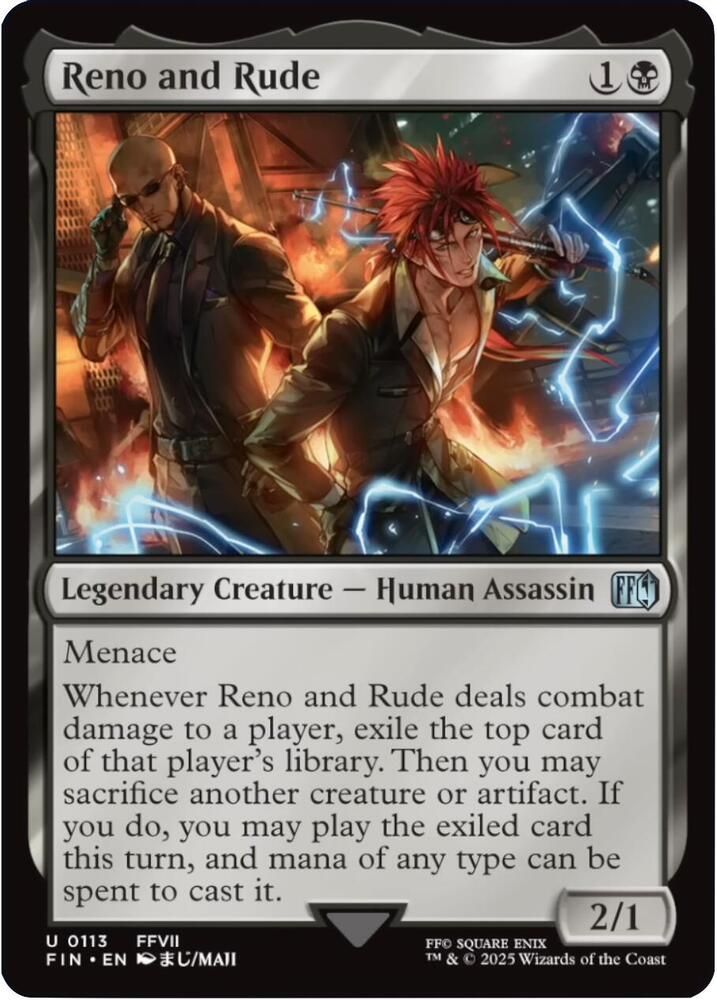 Reno and Rude - FINAL FANTASY (FIN) FINAL FANTASY