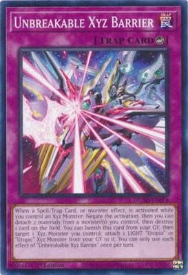 Unbreakable Xyz Barrier - DUAD-EN074 - Common 1st Edition Duelist&#39;s Advance 1st Edition Singles