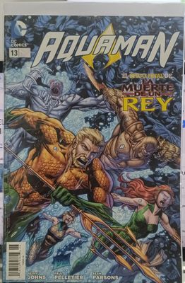 NELA-k, Aquaman Comic Issue 13 EL  Epico Final de la Muerte de un Rey.
