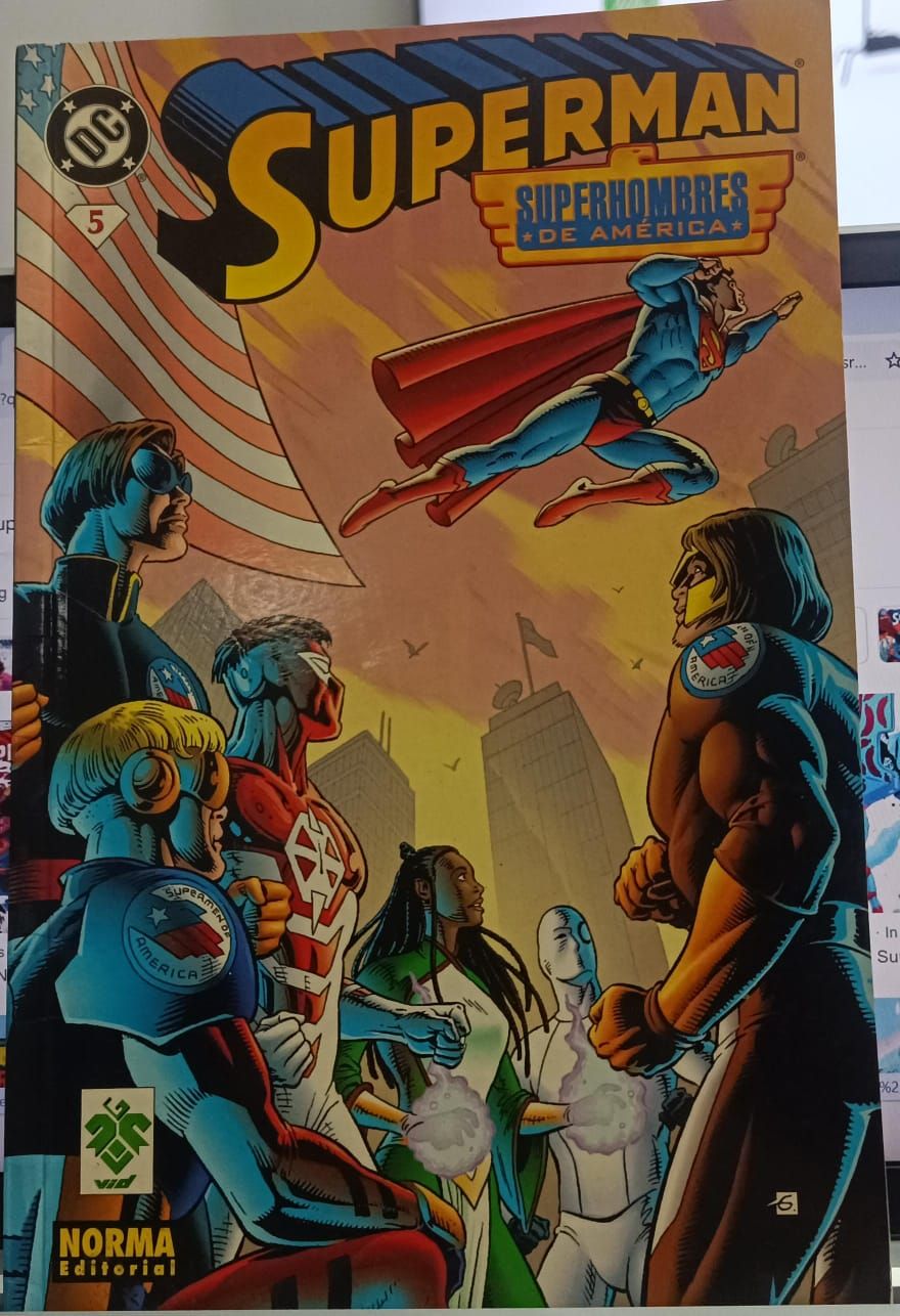 NELA-k, Superman Comic Issue 5 Super Hombres de Amjerica