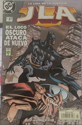 NELA-k, JLA Comic La Liga de la Justicia Comic Issue 27 El loco Oscuro Ataca de Nuevo