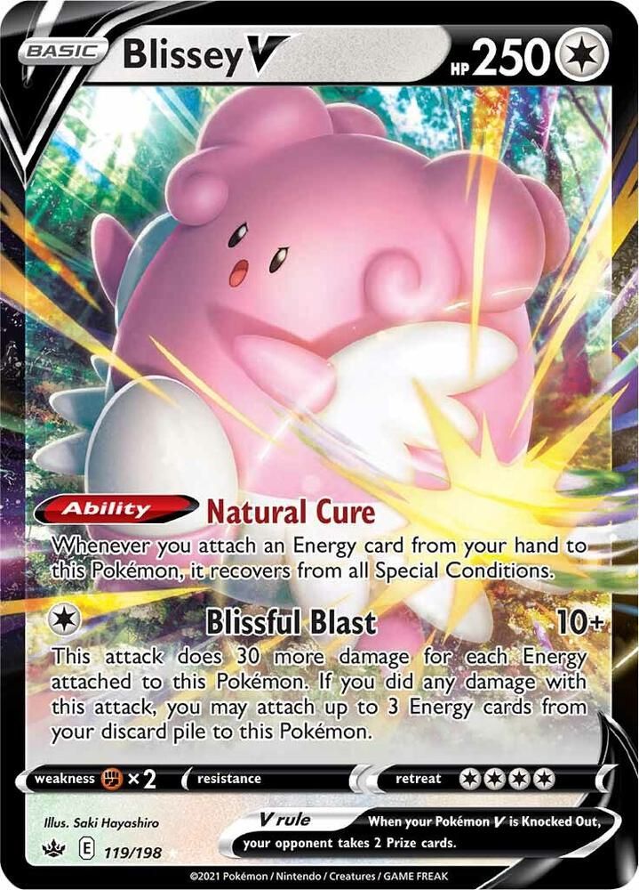SJ Blissey V - SWSH06: Chilling Reign (SWSH06) SWSH06: Chilling Reign
