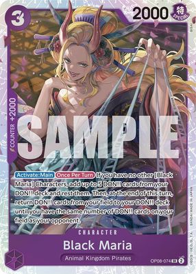 SJ Black Maria - Two Legends (OP08) Two Legends