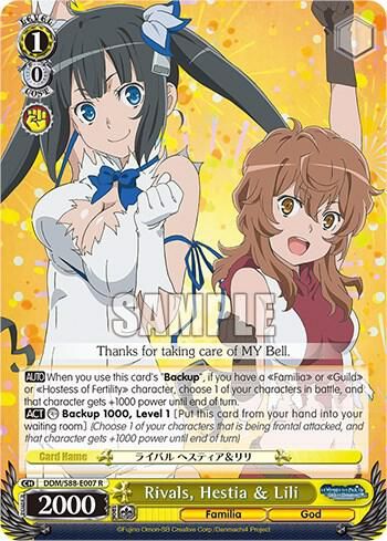 Rivals, Hestia &amp; Lili - Is it Wrong to Try to Pick Up Girls in a Dungeon? (DDM/S88) Is it Wrong to Try to Pick Up Girls in a Dungeon?