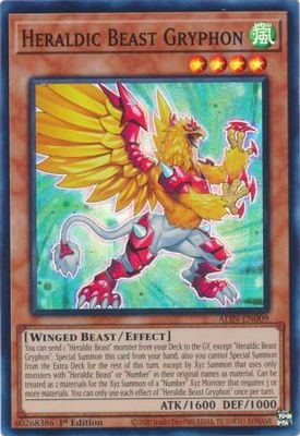 Heraldic Beast Gryphon - ALIN-EN009 - Super Rare 1st Edition Alliance Insight 1st Edition Singles (Espanol)