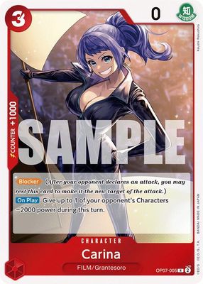 Carina - 500 Years in the Future (OP07) 500 Years in the Future Foil