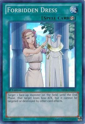 Forbidden Dress - ABYR-EN062 - Super Rare 1st Edition Abyss Rising 1st Edition Singles