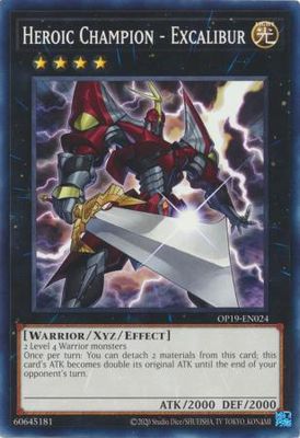 Heroic Champion - Excalibur - OP19-EN024 - Common OTS Tournament Pack 19 (OP19) *Espanol*