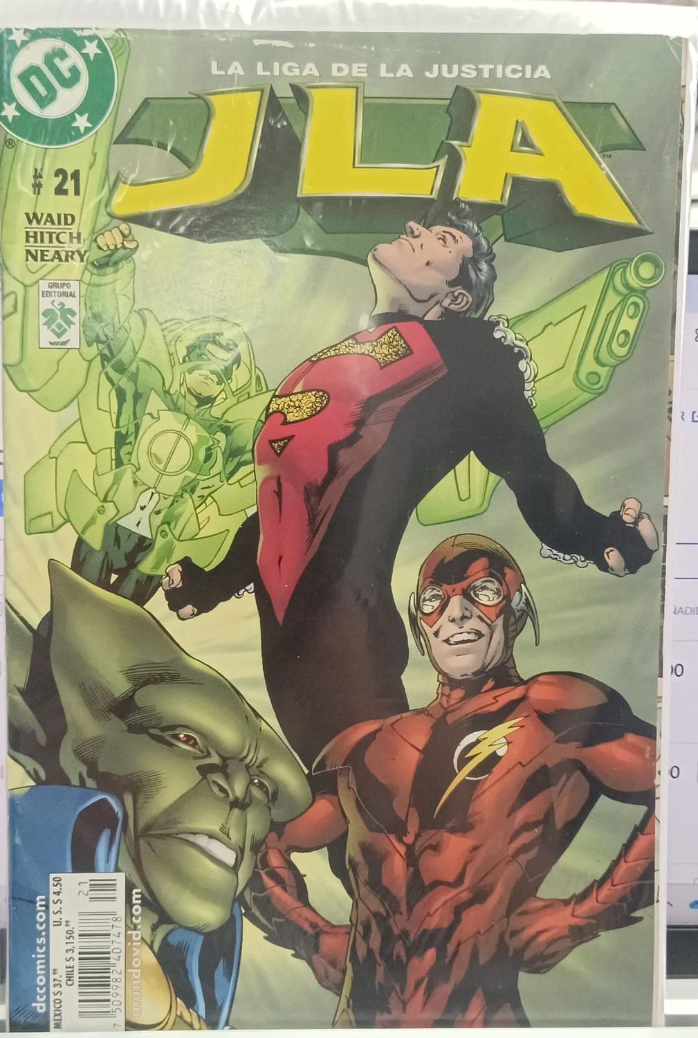 NELA-k, JLA Comic Liga de la Justicia Comic Issue 21 DC Espanol