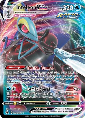 SJ Inteleon VMAX - SWSH08: Fusion Strike (SWSH08) SWSH08: Fusion Strike