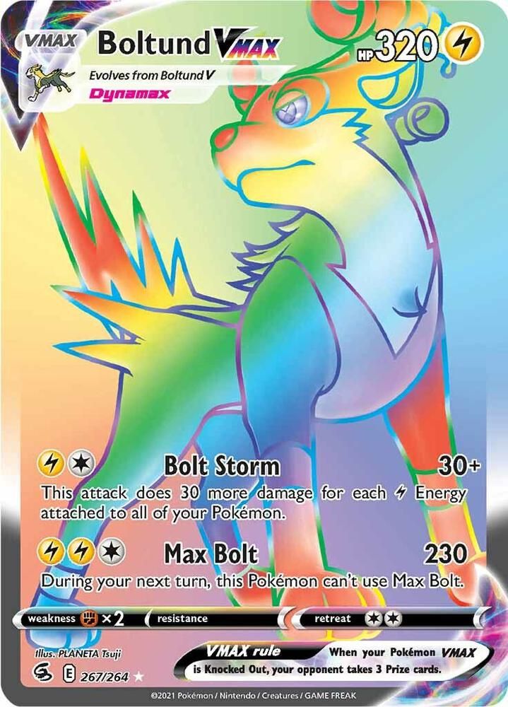 SJ Boltund VMAX (Secret) - SWSH08: Fusion Strike (SWSH08) SWSH08: Fusion Strike