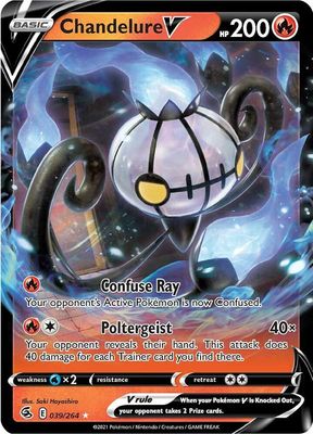 SJ Chandelure V - SWSH08: Fusion Strike (SWSH08) SWSH08: Fusion Strike