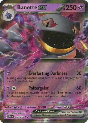 SJ Banette ex - 088/198 - SV01: Scarlet &amp; Violet Base Set (SVI) SV01: Scarlet &amp; Violet Base Set