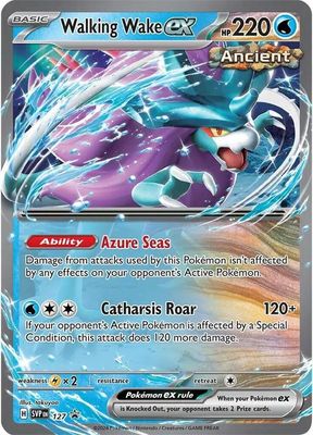 SJ Walking Wake ex - 127 - SV: Scarlet &amp; Violet Promo Cards (SVP) SV: Scarlet &amp; Violet Promo Cards