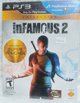 NELA-c, Infamous 2  Play Station 3. Sellado