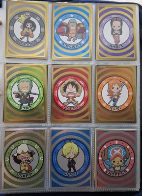 BAF1 Lote One Piece Coleccion Panini 186 Cartas Diferentes