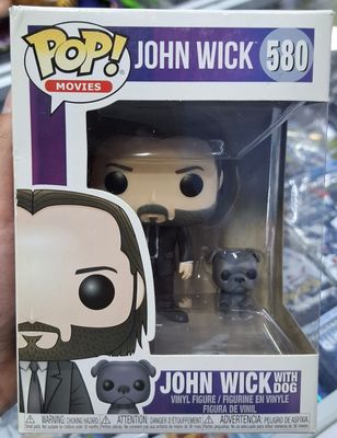 BAF1 John Wick Figura Funko Pop With Dog