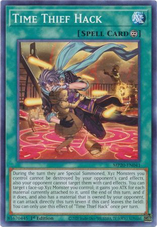 Time Thief Hack - MP20-EN041 - Common 1st Edition 2020 Mega-Tin: Lost Memories 1st Edition Singles