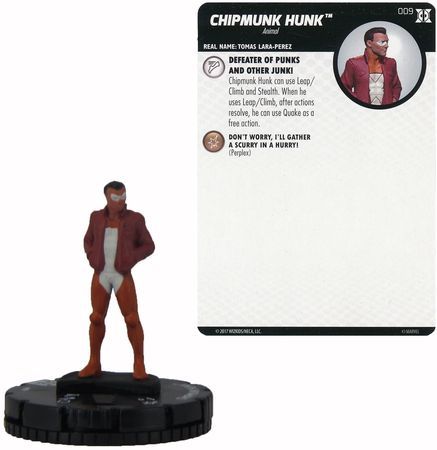 Chipmunk Hunk #009 Deadpool and X-Force Booster Set Marvel Heroclix Deadpool and X-Force Singles Sin Tarjeta