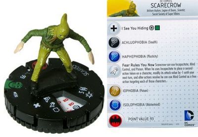 Scarecrow #030 Justice League: Trinity War Booster Set DC HeroClix Justice League: Trinity War Booster Set Singles Sin Tarjeta