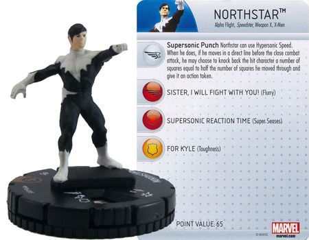 Northstar #M16-015 Wizkids Promo Marvel Heroclix Heroclix WizKids Promos Sin Tarjeta