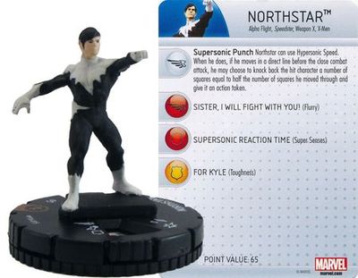 Northstar #M16-015 Wizkids Promo Marvel Heroclix Heroclix WizKids Promos Sin Tarjeta