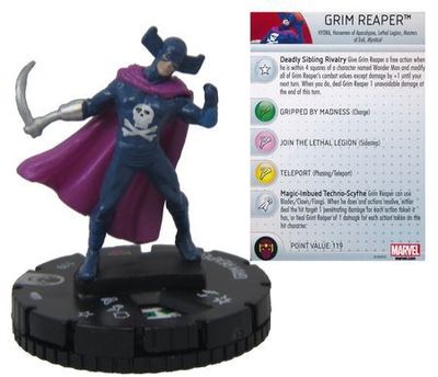 Grim Reaper #037 Age of Ultron Marvel Heroclix Marvel: Age of Ultron Sin Tarjeta