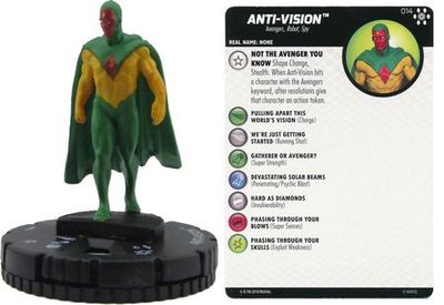 Anti-Vision #014 Avengers Infinity Marvel Heroclix Marvel: Avengers Infinity Singles Sin Tarjeta
