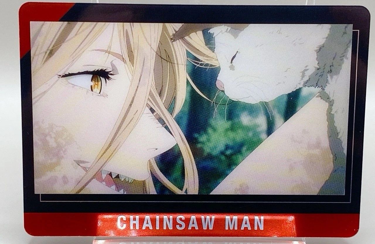 SH Power Chainsaw Man Meowy Scene Wafer Card 1-16 Bandai Anime Manga Japan CSM TCG