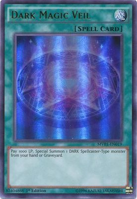 SJ Dark Magic Veil - MVP1-EN019 - Ultra Rare 1st Edition The Dark Side of Dimensions 1st Edition Singles