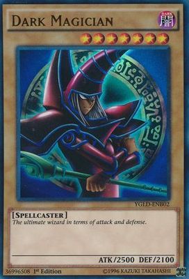 SJ Dark Magician - YGLD-ENB02 - Ultra Rare 1st Edition Yugi&#39;s Battle City Deck 1st Edition (YGLD-ENB)