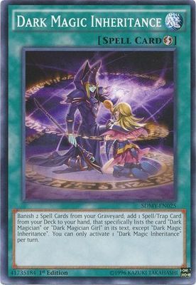 SJ Dark Magic Inheritance - SDMY-EN025 - Common 1st Edition Structure Deck: Yugi Muto [SDMY]