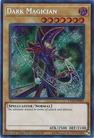 SJ Dark Magician - CT14-EN001 - Secret Rare Limited Edition Yu-Gi-Oh! Promo Cards