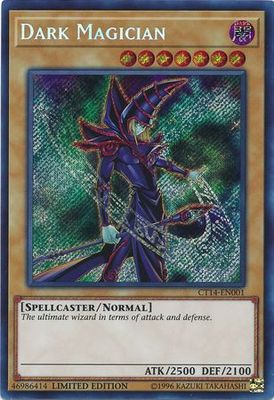 SJ Dark Magician - CT14-EN001 - Secret Rare Limited Edition Yu-Gi-Oh! Promo Cards