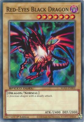 SJ Red-Eyes Black Dragon - SGX3-ENB02 - Common 1st Edition Speed Duel GX: Duelists of Shadows Singles