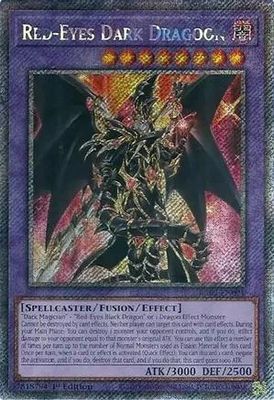 SJ Red-Eyes Dark Dragoon - RA02-EN021 - Platinum Secret Rare 1st Edition Rarity Collection II Singles