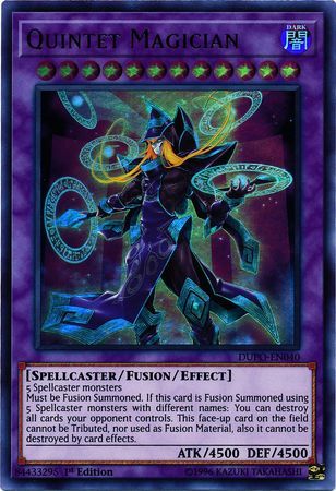 SJ Quintet Magician - DUPO-EN040 - Ultra Rare 1st Edition Duel Power 1st Edition Singles