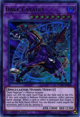 SJ Dark Cavalry - DUPO-EN002 - Ultra Rare 1st Edition Duel Power 1st Edition Singles