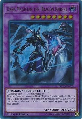SJ Dark Magician the Dragon Knight - LEDD-ENA00 - Ultra Rare 1st Edition Legendary Dragon Decks Singles