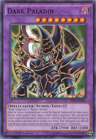 SJ Dark Paladin - MIL1-EN041 - Common 1st Edition Millennium Pack 1st Edition Singles (Espanol)