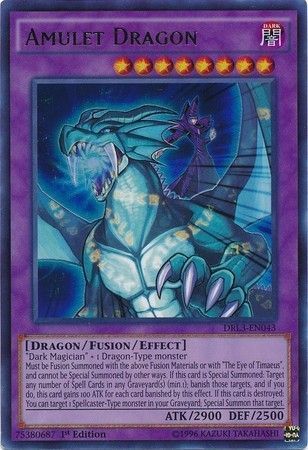 SJ Amulet Dragon - DRL3-EN043 - Ultra Rare 1st Edition Dragons of Legend Unleashed 1st Edition Singles