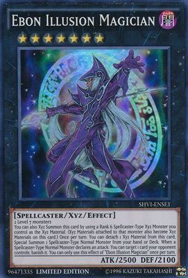 SJ Ebon Illusion Magician - SHVI-ENSE1 - Super Rare Limited Edition Shining Victories 1st Edition Singles