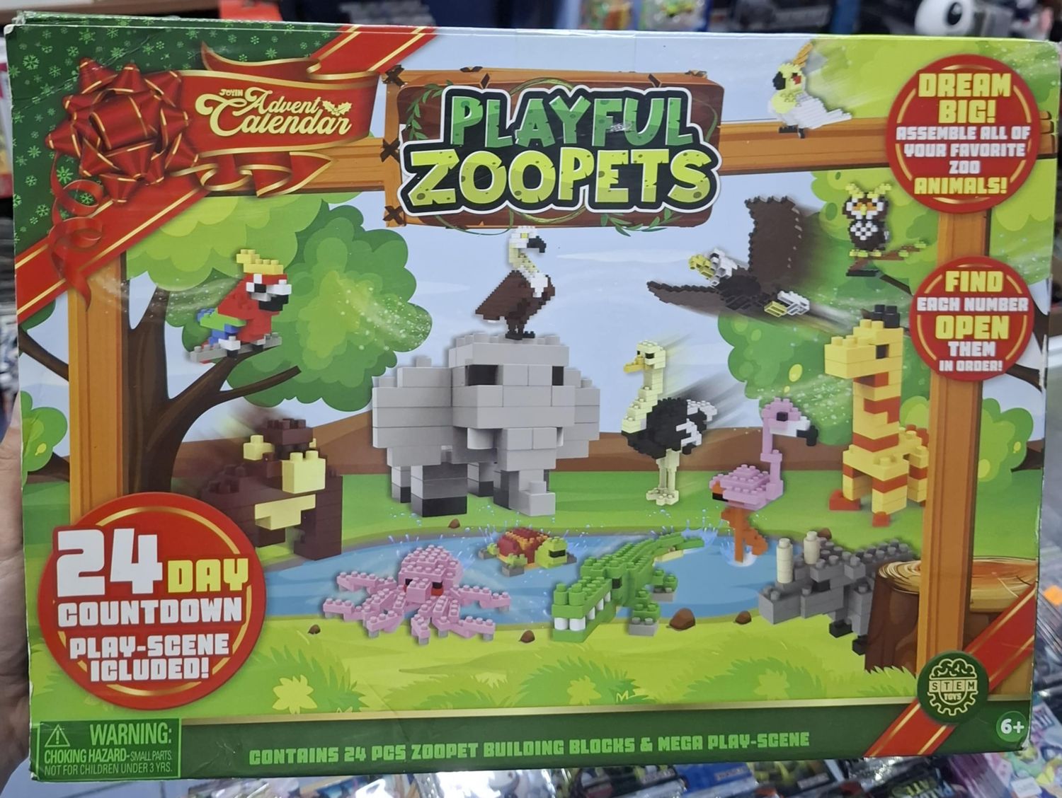 NELA-m, Playful Zoopets Animales de Armar Estilo Lego Nuevo