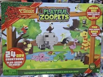 NELA-m, Playful Zoopets Animales de Armar Estilo Lego Nuevo