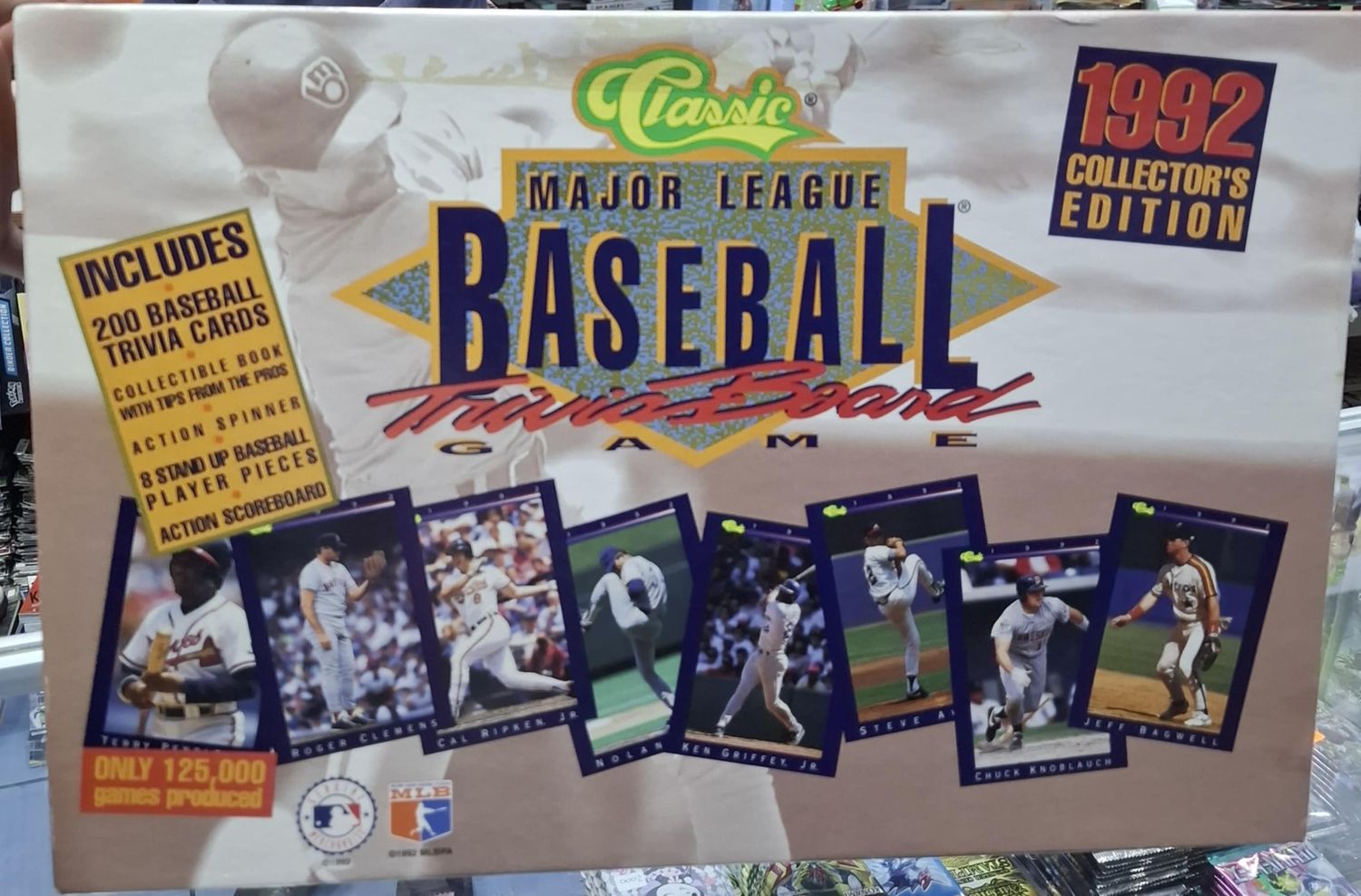 SJ 1992 Classic Major League Baseball Card Trivia Board Game - Collectors Edition Juego de Mesa Baseball con Cartas Completo