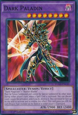 SJ Dark Paladin - YGLD-ENC41 - Common 1st Edition Yugi&#39;s Gadget Deck 1st Edition (YGLD-ENC)