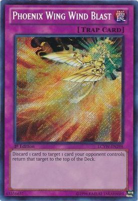 Phoenix Wing Wind Blast - LCYW-EN298 - Secret Rare 1st Edition Legendary Collection 3: Yugi&#39;s World 1st Edition Singles